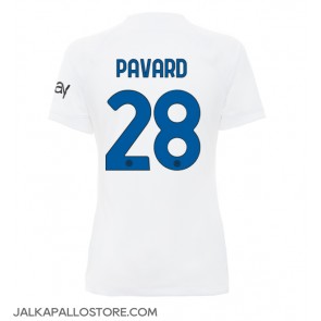 Inter Milan Benjamin Pavard #28 Vieraspaita Naisten 2023-24 Lyhythihainen